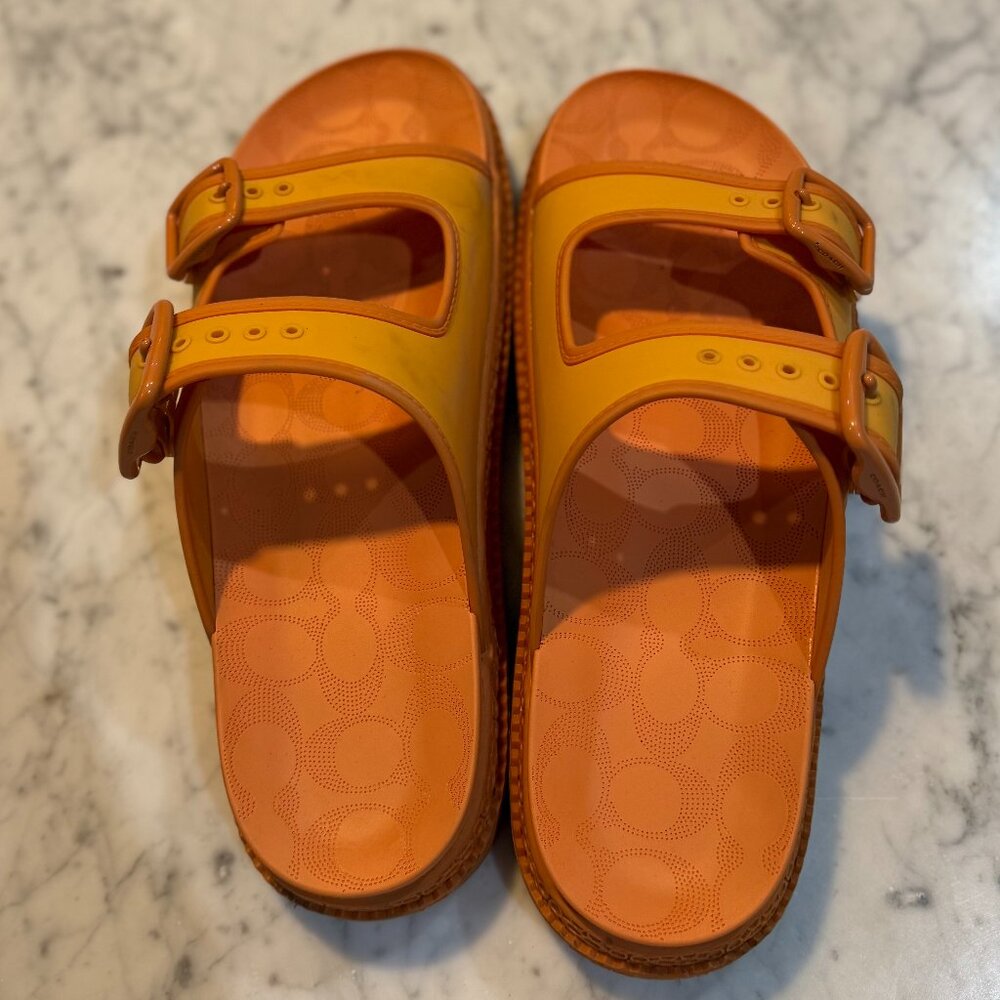 Coach Lainey Sandal - Color Honeycomb (Orange)